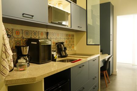 Cozinha de kitnet/studio à venda com 1 quarto, 24m² em Tatuapé, São Paulo