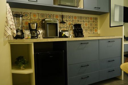 Studio à venda com 24m², 1 quarto e sem vagaCozinha - Armários