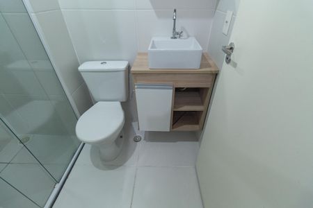 Banheiro da Suíte de apartamento à venda com 1 quarto, 37m² em Liberdade, São Paulo