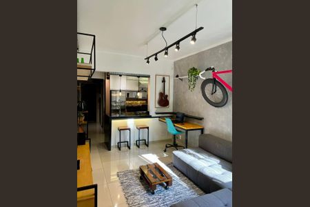 Sala de apartamento para alugar com 1 quarto, 45m² em Centro, Campinas