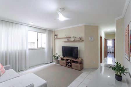 Sala de apartamento à venda com 2 quartos, 69m² em Castelo, Belo Horizonte