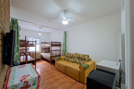 Sala de kitnet/studio para alugar com 1 quarto, 30m² em Canto do Forte, Praia Grande