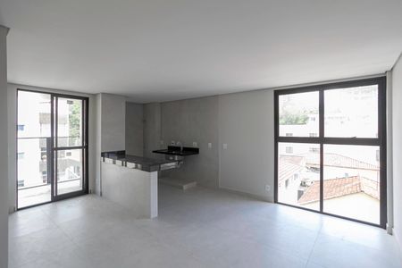Sala de apartamento à venda com 2 quartos, 66m² em Santo Antônio, Belo Horizonte