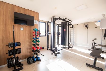 Apartamento à venda com 48m², 2 quartos e 2 vagas Apartamento à venda com 48m², 2 quartos e 2 vagasÁrea comum - Academia