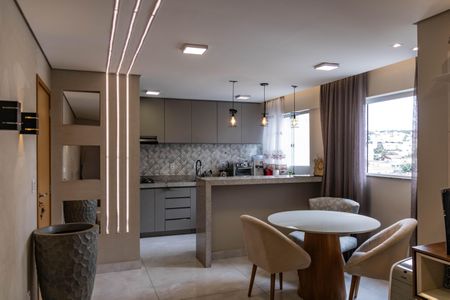 Sala de apartamento à venda com 2 quartos, 55m² em Betânia, Belo Horizonte