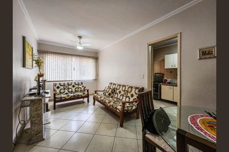 Sala de apartamento para alugar com 1 quarto, 94m² em Centro, São Vicente