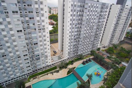 Sala - Vista de apartamento para alugar com 2 quartos, 55m² em São Sebastião, Porto Alegre