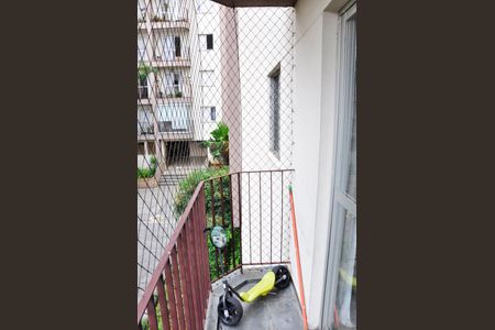 Apartamento para alugar com 57m², 3 quartos e 1 vagaDetalhe - Varanda da Sala e Sala de Jantar