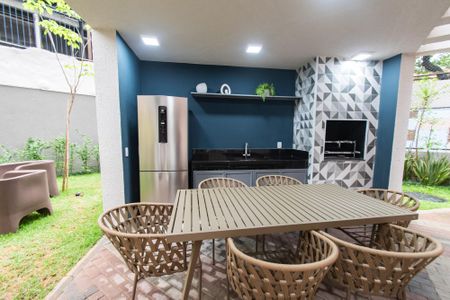 Apartamento para alugar com 28m², 1 quarto e sem vagaÁrea comum - Churrasqueira