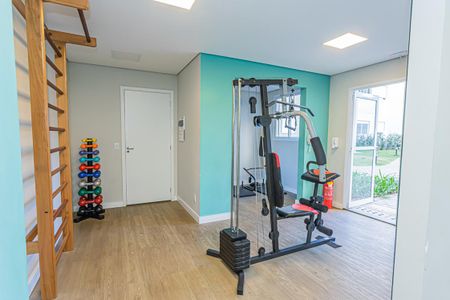 Apartamento à venda com 34m², 2 quartos e 1 vaga Apartamento à venda com 34m², 2 quartos e 1 vagaÁrea comum - Academia