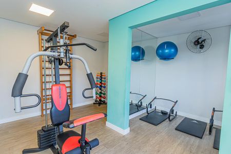 Apartamento à venda com 34m², 2 quartos e 1 vaga Apartamento à venda com 34m², 2 quartos e 1 vagaÁrea comum - Academia