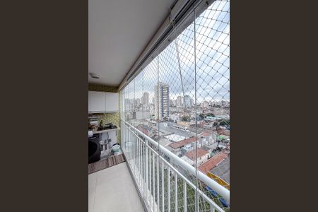 Varanda da Sala de kitnet/studio à venda com 1 quarto, 34m² em Ipiranga, São Paulo