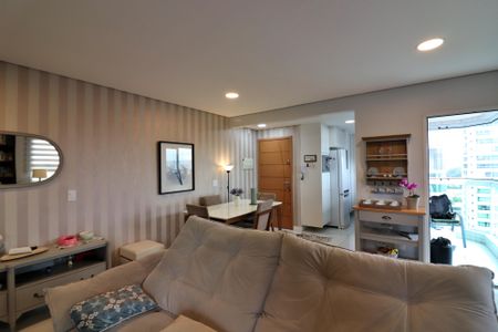 Sala  de apartamento à venda com 1 quarto, 61m² em Jardim do Mar, São Bernardo do Campo