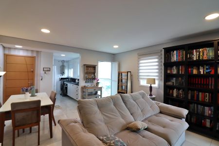 Sala  de apartamento à venda com 1 quarto, 61m² em Jardim do Mar, São Bernardo do Campo