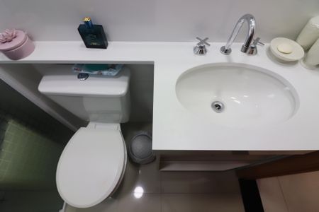 Apartamento à venda com 61m², 1 quarto e 2 vagasBanheiro Social