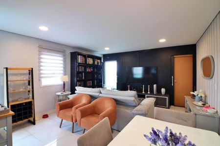 Sala  de apartamento à venda com 1 quarto, 61m² em Jardim do Mar, São Bernardo do Campo