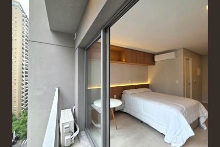 Studio para alugar com 25m², 1 quarto e sem vagaVaranda