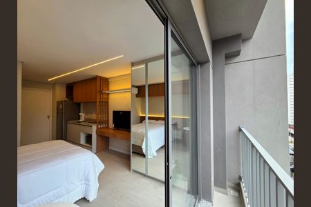 Studio para alugar com 25m², 1 quarto e sem vagaVaranda