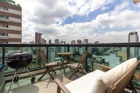 Apartamento para alugar com 84m², 1 quarto e 2 vagasVsita/Varanda