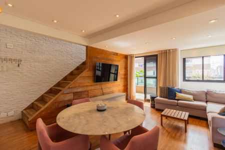 Sala de apartamento para alugar com 1 quarto, 84m² em Pinheiros, São Paulo