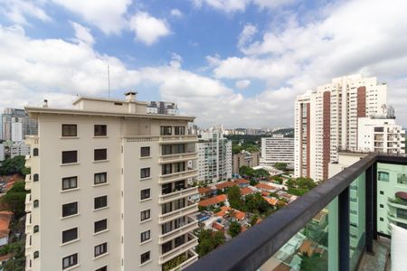 Apartamento para alugar com 84m², 1 quarto e 2 vagasVsita/Varanda