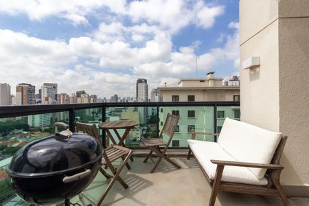 Apartamento para alugar com 84m², 1 quarto e 2 vagasVsita/Varanda