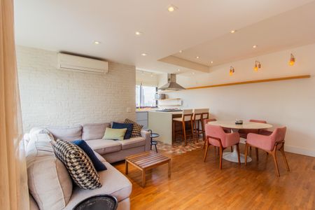 Sala de apartamento para alugar com 1 quarto, 84m² em Pinheiros, São Paulo