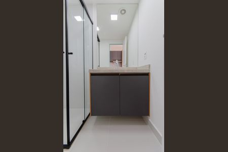 Banheiro de kitnet/studio à venda com 1 quarto, 21m² em Ipiranga, São Paulo