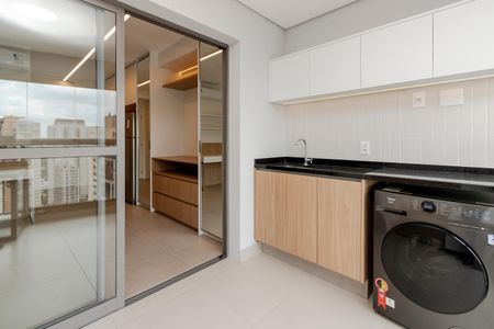 Studio à venda com 32m², 1 quarto e 1 vagaVaranda