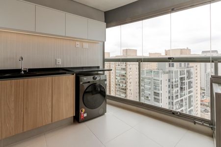 Studio à venda com 32m², 1 quarto e 1 vagaVaranda