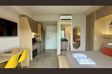 Studio para alugar com 27m², 1 quarto e sem vagaVaranda