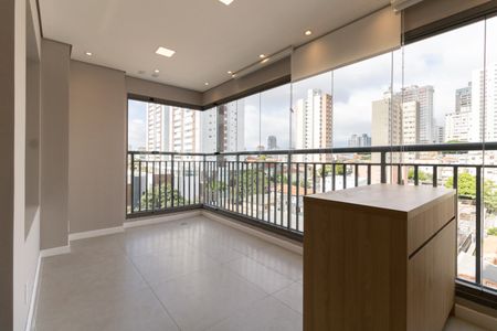 Varanda da Sala de apartamento para alugar com 2 quartos, 71m² em Vila Dom Pedro I, São Paulo