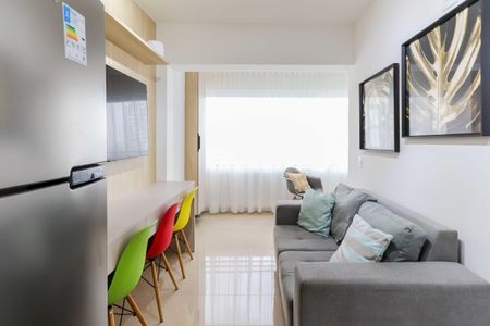 Sala / Cozinha de apartamento para alugar com 1 quarto, 33m² em Butantã, São Paulo