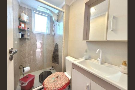 Banheiro  de apartamento para alugar com 2 quartos, 48m² em Vila Nova, Porto Alegre