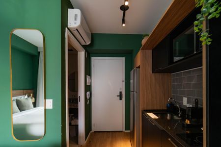 Studio para alugar com 24m², 1 quarto e sem vagaCozinha