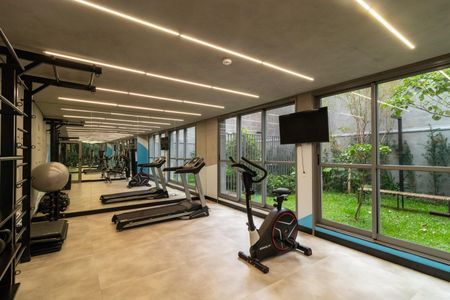 Studio para alugar com 24m², 1 quarto e sem vagaAcademia