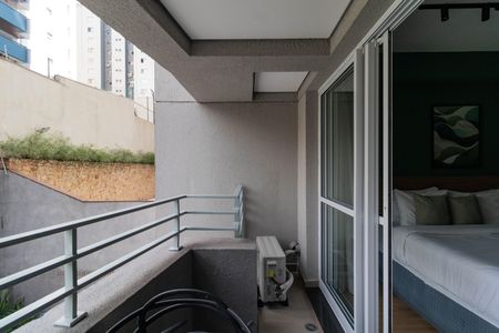 Studio para alugar com 24m², 1 quarto e sem vagaVaranda