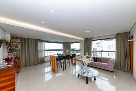 Sala de apartamento à venda com 4 quartos, 150m² em Buritis, Belo Horizonte