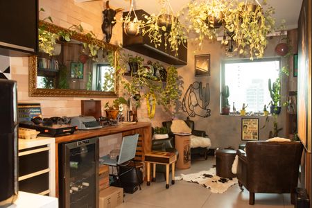 Sala de apartamento para alugar com 1 quarto, 40m² em Vila Clementino, São Paulo