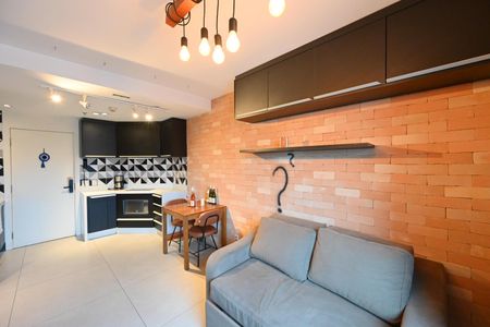 Sala de apartamento à venda com 1 quarto, 40m² em Vila Clementino, São Paulo