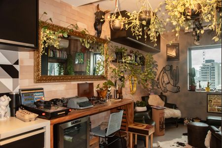 Sala de apartamento para alugar com 1 quarto, 40m² em Vila Clementino, São Paulo