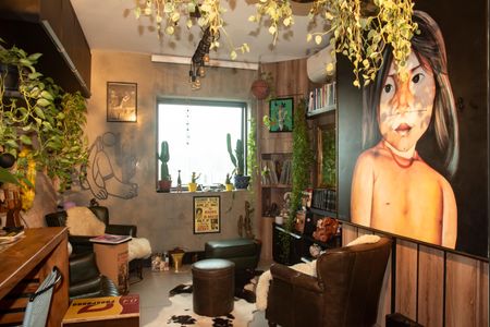 Sala de apartamento para alugar com 1 quarto, 40m² em Vila Clementino, São Paulo