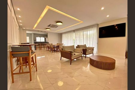 Sala de apartamento para alugar com 3 quartos, 136m² em Boqueirão, Santos