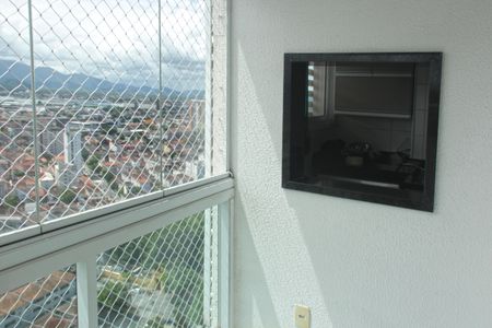 Varanda da Sala de apartamento para alugar com 2 quartos, 96m² em Boqueirão, Santos