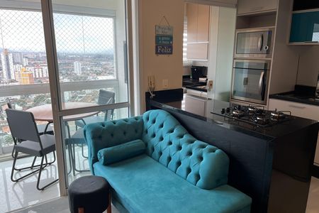Sala de apartamento para alugar com 2 quartos, 96m² em Boqueirão, Santos