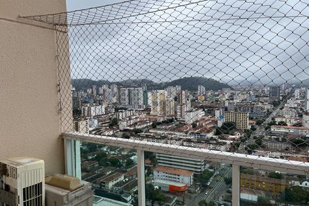 Varanda da Suite 2 de apartamento para alugar com 2 quartos, 96m² em Boqueirão, Santos