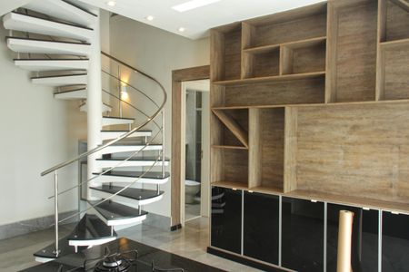 Sala de apartamento para alugar com 2 quartos, 96m² em Boqueirão, Santos