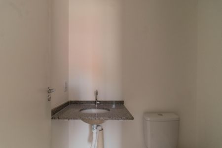 Banheiro da Suíte de apartamento à venda com 1 quarto, 24m² em Barra Funda, São Paulo