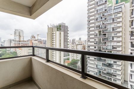 Varanda de kitnet/studio para alugar com 1 quarto, 26m² em Vila Olímpia, São Paulo