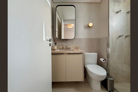 Banheiro Suíte 1 de apartamento à venda com 2 quartos, 92m² em Jardim das Acacias, São Paulo
